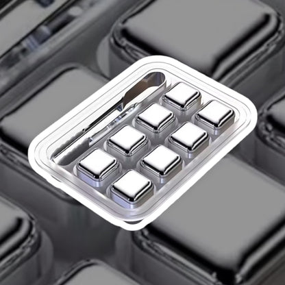 ZeroPoint°🧊 Set of 6 Metal ice cubes.